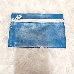 Ipsy Glam Bag July 2018 Blueish Turquoise Cosmetic Make-up Bag